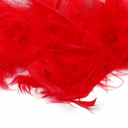 Боа - перо TBY арт.50-32 уп.50±3г цв.красный дл.2м