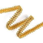 Тесьма Шанель плетеная TBY шир.12мм 0384-0016 цв.золото уп.18,28м