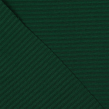 Ткань трикотаж лапша 320 г/м² 62% пэ, 30% вискоза, 8% спандекс шир.160 см арт.С.1906.06 цв.зеленый рул.30м (±5м)