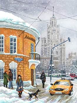 Рисунок на канве МАТРЕНИН ПОСАД арт.37х49 - 1724 Яузский бульвар