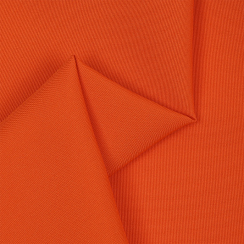 Ткань Габардин кач-во Фухуа 180 г/м² 100% полиэстер шир.150 см арт.TBY.Gbf.24102.S523 цв.S523 оранжевый уп.3м