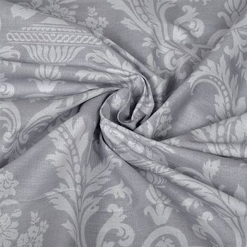 Ткань ранфорс Версаль, арт.WH 2874-v5, 130г/м²,100% хлопок, шир.240см, цв.серый, уп.10м