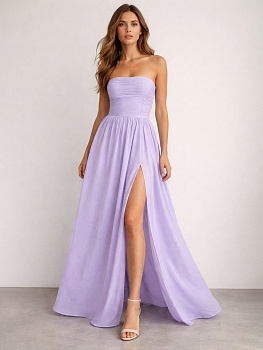 Ткань Батист 72 г/м² 100% хлопок шир.150 см арт.TBY.Bt.10 цв.сиреневый рул.25м