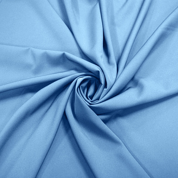 Ткань Креп Барби плот.210г/м²  95% пэ 5% эл  шир.150см, арт.МТ-210188 цв.небесно синий рул.20-30м