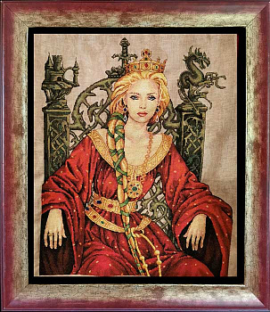 Набор для вышивания NIMUE арт.173-Z007 MK Queen Guinevere (Королева Гвиневра) 32х40 см