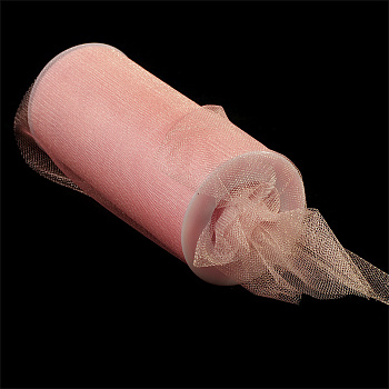 Фатин средней жесткости в шпульках блестящий,100% нейлон, арт.TBY.C шир.150мм цв.04 св.розовый уп.22.86м