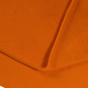 Ткань флис 2-х ст. TBY-0240-F157 240 г/м² 100% ПЭ шир.150см  цв.F157 оранжевый уп.10м