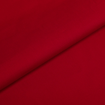 Ткань Поплин стрейч 125 г/м² 97% хлопок, 3% спандекс шир.150 см арт.TBY.Csp.1802.7 цв.07 красный уп.1м