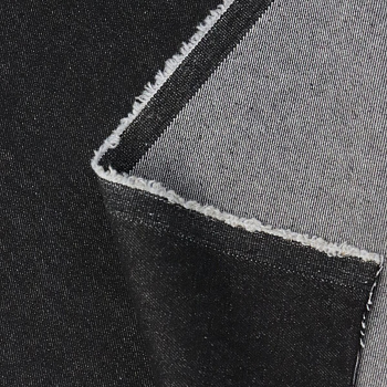 Ткань Джинс 330 г/м² 100% хлопок шир.170 см арт.Р.22176.04 цв.04 черный уп.25м (±5м)