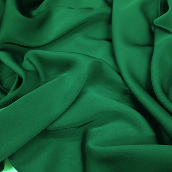 Ткань шелк Армани 90г/м² 97% ПЭ 3% Спандекс шир.150см арт.АШ2003.04 цв.04 зеленый рул.25м