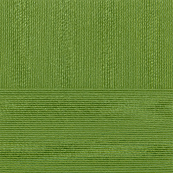 Пряжа для вязания ПЕХ Школьная (100% акрил) 5х50г/150м цв.434 зеленый