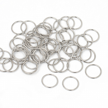 Кольцо для бюстгальтера d15мм металл TBY-015 цв.никель, уп.100шт