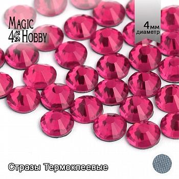 Стразы термоклеевые MAGIC 4 HOBBY SS16 (3,8-4,0 мм) цв. Rose уп.288шт