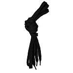 Шнурки плоские 10-12мм турецкое плетение дл.150см цв. черный (10 компл)