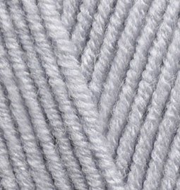 Пряжа для вязания Ализе Lana Gold Plus (49% шерсть, 51% акрил) 5х100г/140м цв.200 св.серый