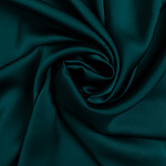 Ткань шелк Армани (изнанка черная) 90 г/м² 97% пэ, 3% спандекс шир.148 см арт.Р.93568.13 изумрудный рул.25м (±5м)