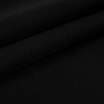 Ткань Габардин кач-во Фухуа 180 г/м² 100% полиэстер шир.150 см арт.TBY.Gbf.24102.1 цв.01 черный уп.3м