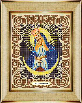 Рисунок на ткани БОЖЬЯ КОРОВКА арт.БК.0046 Богородица Остробрамская 20х25 см