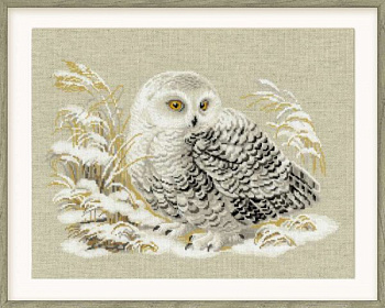 Набор для вышивания РИОЛИС арт.1241 Белая сова 45х35 см