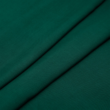 Ткань Штапель  TBY Vi-30-26 плот 110г/м2 100% вискоза шир. 145 см цв.26 т.зеленый рул.25м