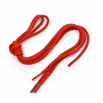 Шнурки круглые 3,5 мм 1с35 длина 60 см, компл.2шт, цв.красный