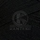 Пряжа для вязания КАМТ Белорусская (50% шерсть, 50% акрил) 5х100г/300м цв.003 черный