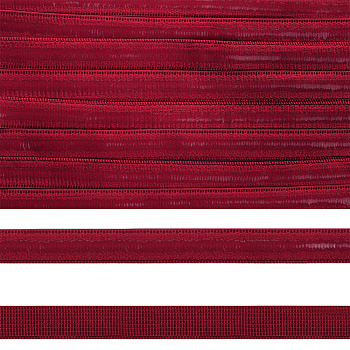 Резинка TBY бельевая с силиконом 61009 10мм цв.S059 темно-красный уп.10м