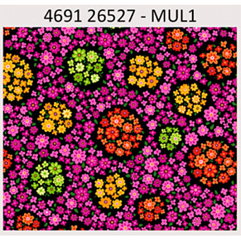 Ткань для пэчворка PEPPY Carousel Panel 4691 145 г/м² 100% хлопок цв.26527 MUL1 уп.60х110 см