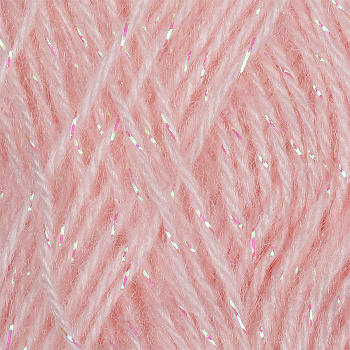 Пряжа для вязания Ализе Angora Gold Simli (5% металлик, 20% шерсть, 75% акрил) 5х100г/500м цв.271 жемчужно-розовый