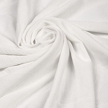 Ткань Лен искусственный Манго 160 г/м² 100% пэ TBY.Mg.01 цв.белый уп.1м