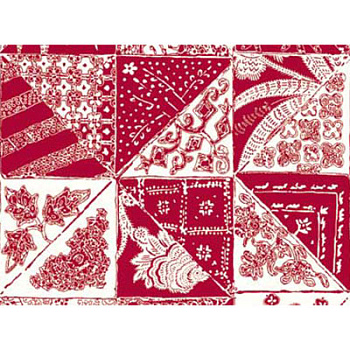 Ткань для пэчворка PEPPY Bombay Panel 4503 146 г/м² 100% хлопок цв.25140 RED1 уп.60х110 см
