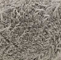 Пряжа для вязания КАМТ Лотос Травка Стрейч (70% акрил, 28% полиамид, 2% лайкра) 10х50г/80м цв.169 серый