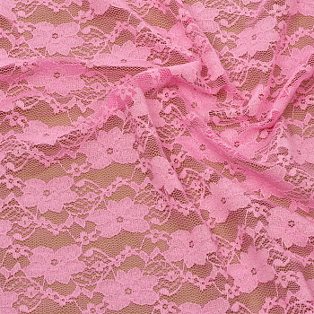 Кружевная ткань стрейч в нарезке арт.TBY.M903 шир.150см 100 г/м² цв.135 розовый уп.5м
