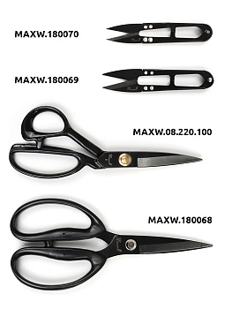 Maxwell Black ножницы перекусы 110мм S107 уп.12шт