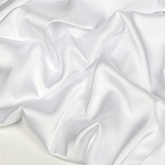 Ткань шелк Армани 90г/м² 97% ПЭ 3% Спандекс шир.150см арт.TBYArm-021 цв.21 отбеленный белый рул.25м