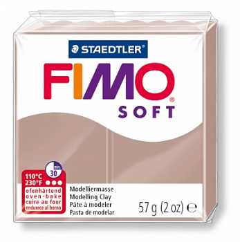 FIMO Soft полимерная глина, запекаемая в печке, уп. 56г цв.таул арт.8020-87