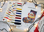 Набор для вышивания LETI арт. L8050 Рождественское чудо Чулок 24,5х37 см