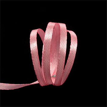 Лента атласная 3мм цв.3077 св.розовый IDEAL уп.100 м