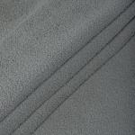 Ткань флис 2-х ст. TBY-0059-307 190 г/м² 100% ПЭ шир.150см  цв.S307 серый уп.10м