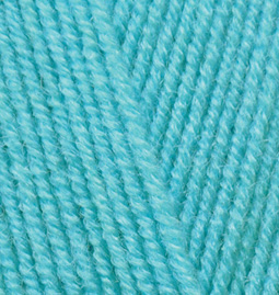 Пряжа для вязания Ализе Superlana klasik (25% шерсть, 75% акрил) 5х100г/280м цв.467 бирюзовый