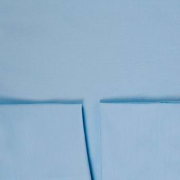 Ткань ТиСи поплин стрейч 110 г/м² 65% пэ, 33% хлопок, 2% спандекс шир.150 см арт.TBY.TC.05 цв.св.голубой уп.1м