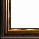 Багетная рамка для картин и вышивки Белоснежка арт.3153-BM (Ines) коричневый 20х25 см