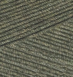 Пряжа для вязания Ализе Cotton gold plus (55% хлопок, 45% акрил) 5х100г/200м цв.270 хаки меланж