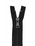 Молния Mzip мет. №5 черный никель шлиф.звено, 40 см цв.F322 черный уп.50шт