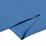 Ткань трикотаж Футер 2х нитка петля с лайкрой 230г пенье 180см голубой 18-4039 рул.45-70м