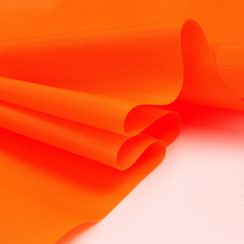 Ткань Оксфорд 200D PU1000 TBY 78г/м² 100% пэ шир.150см 580 неон оранжевый рул.100м