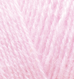 Пряжа для вязания Ализе Superlana TIG (25% шерсть, 75% акрил) 5х100г/570 м цв.518 розовая пудра