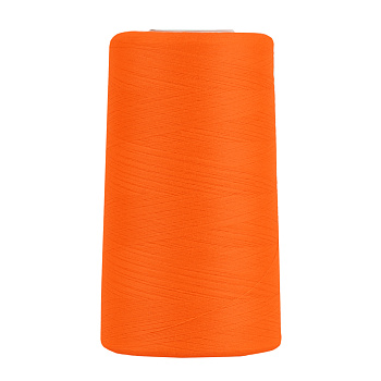 Нитки швейные 40/2 полиэстер 5000 ярд цв.580 оранжевый (неон) MAX