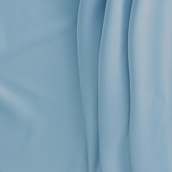 Ткань шелк Армани 90г/м² 97% ПЭ 3% Спандекс шир.150см арт.TBYArm-028 цв.28 голубой уп.2м