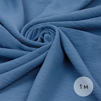 Ткань Лен искусственный Манго 160 г/м² 100% пэ TBY.Mg.09 цв.голубой уп.1м